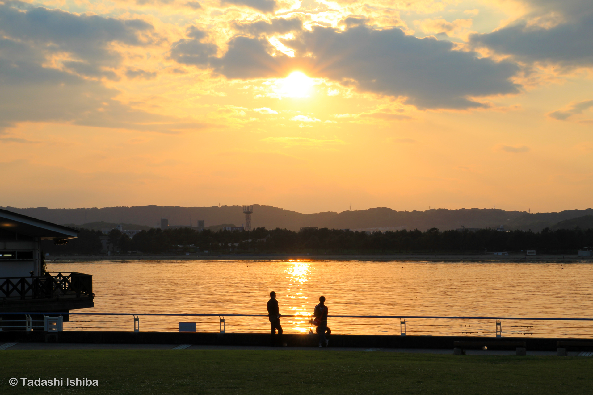 八景島の夕日