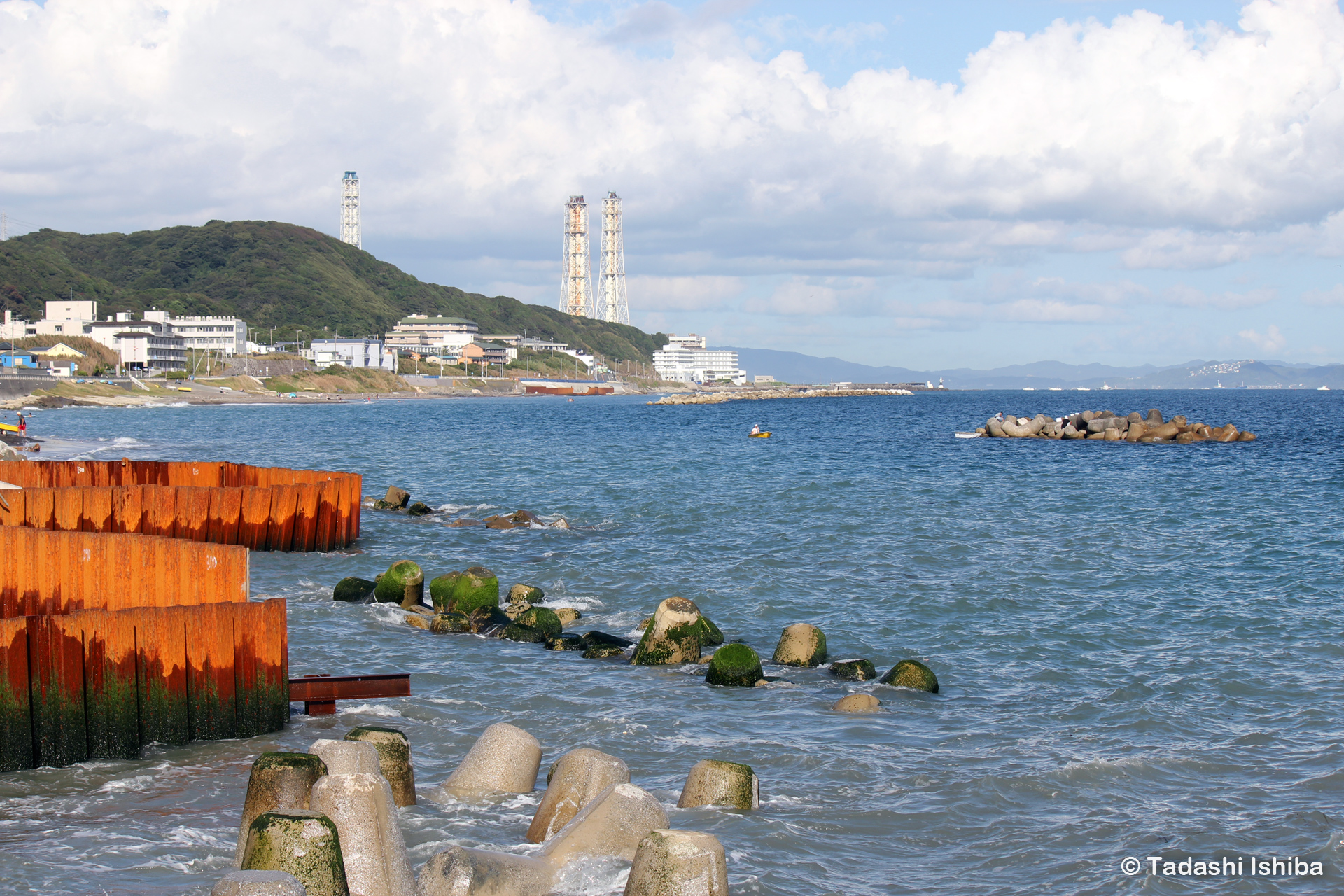 野比駅近くの海岸