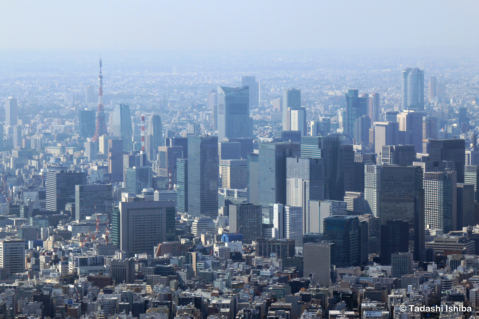 東京タワーと丸ノ内