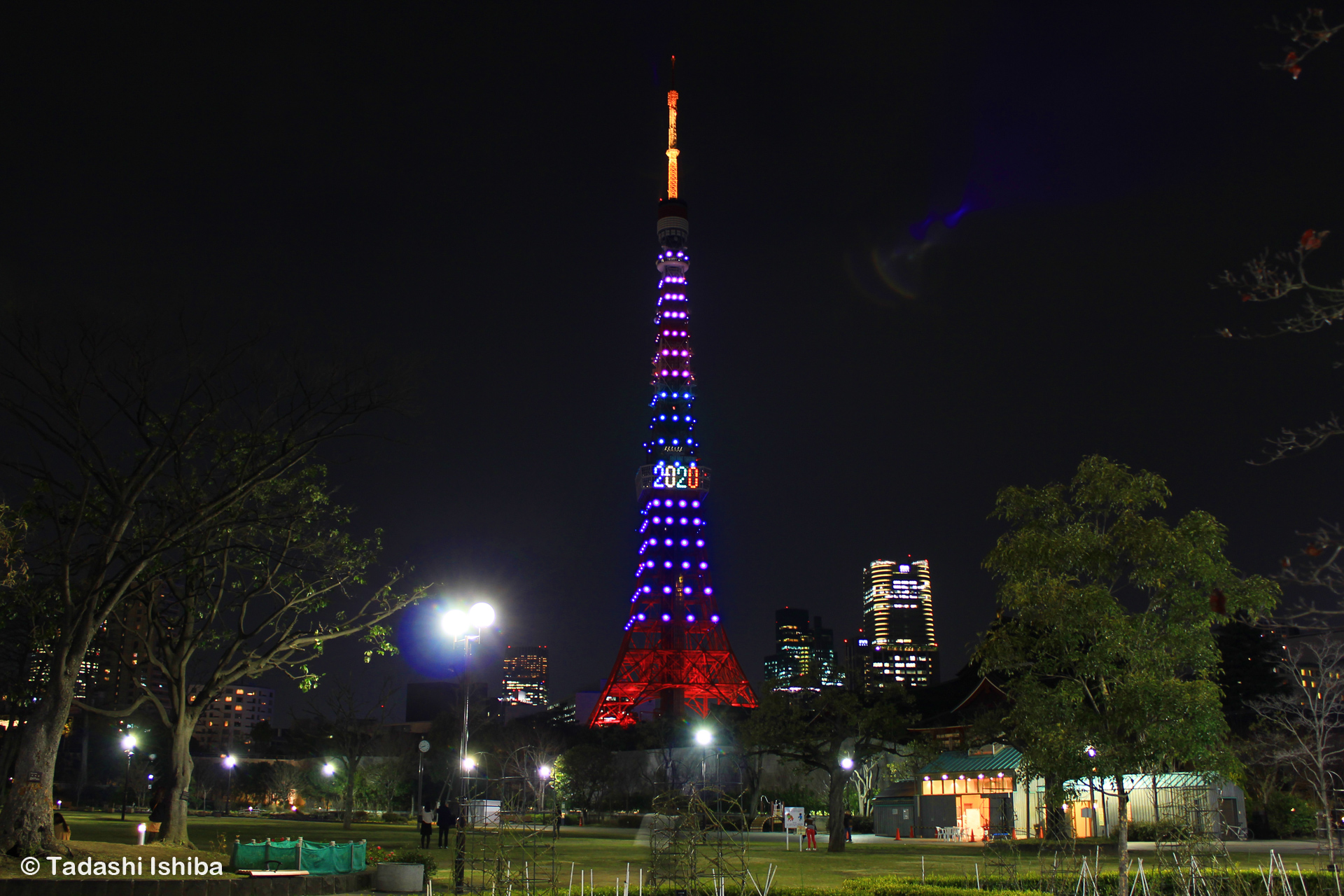 東京タワーのライトアップ