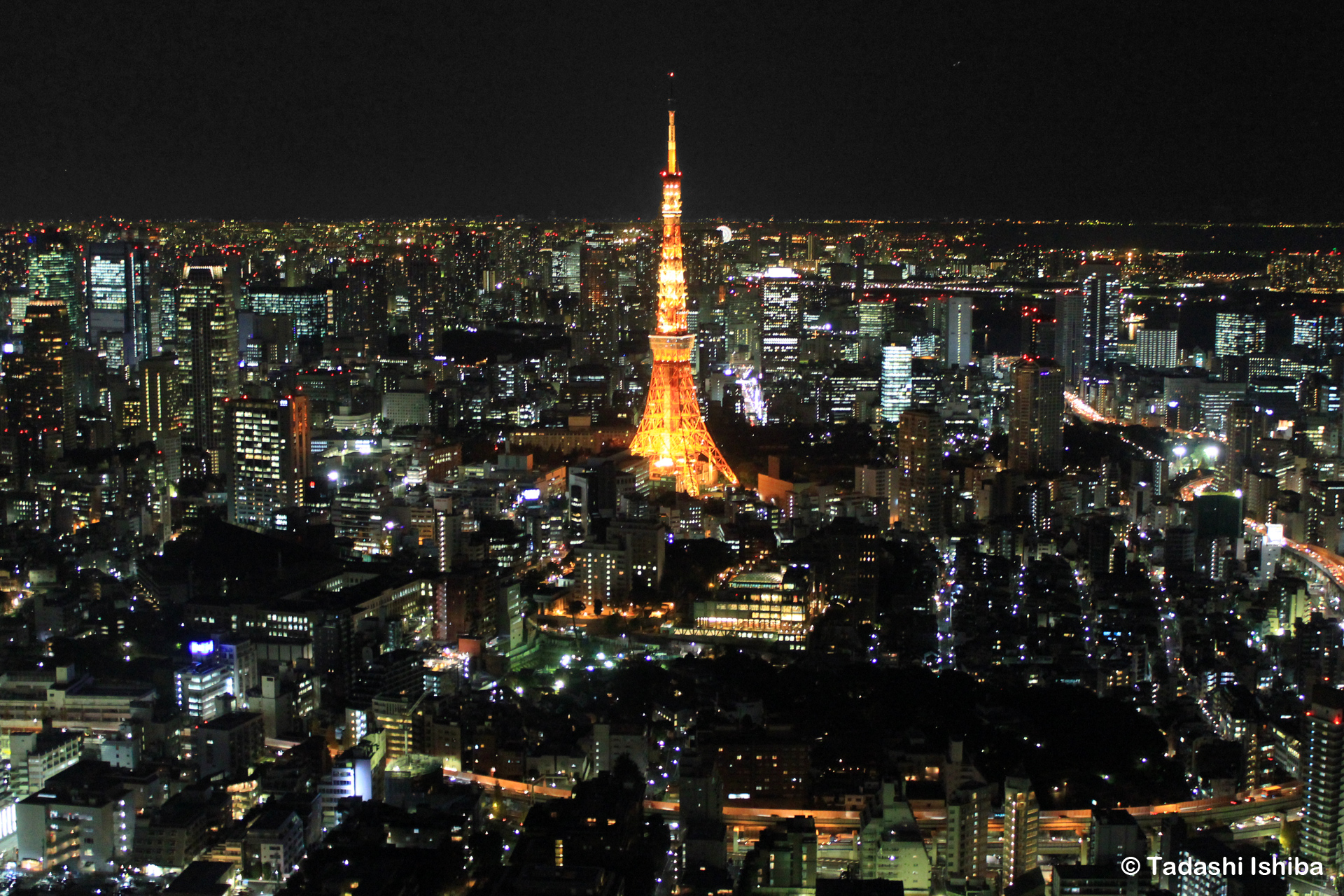 東京タワーと夜景