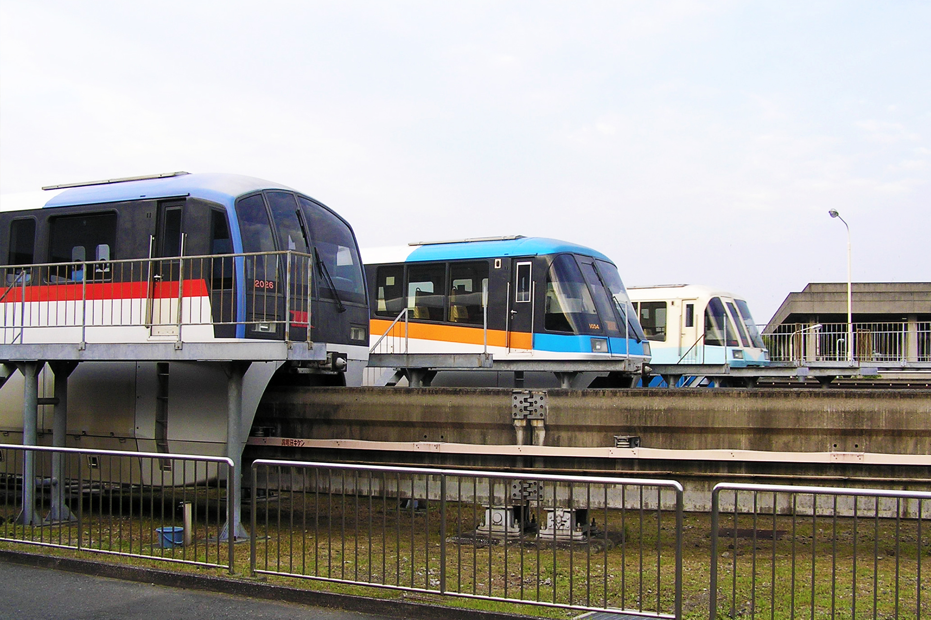 東京モノレールの車庫