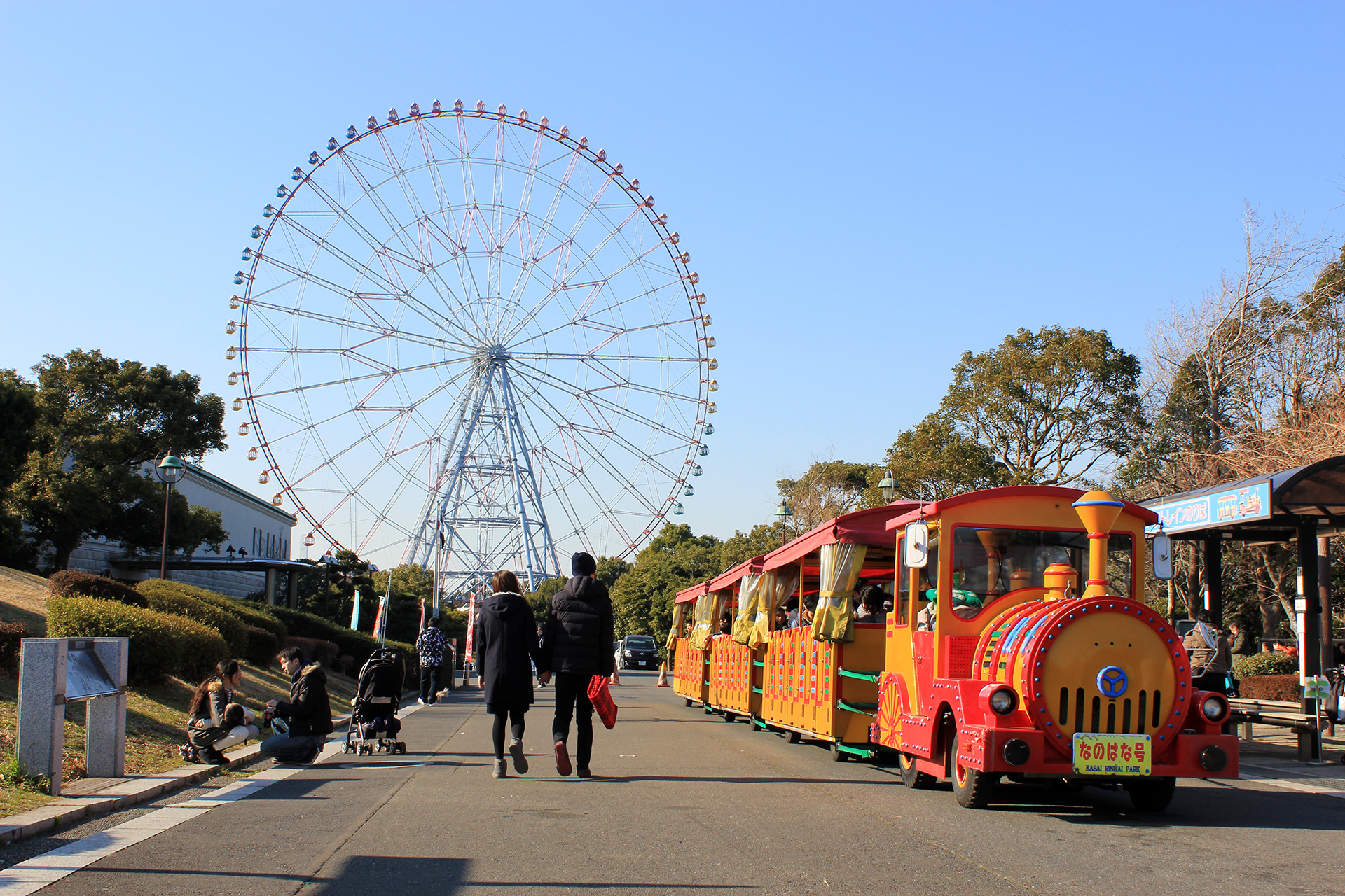 パークトレインと大観覧車