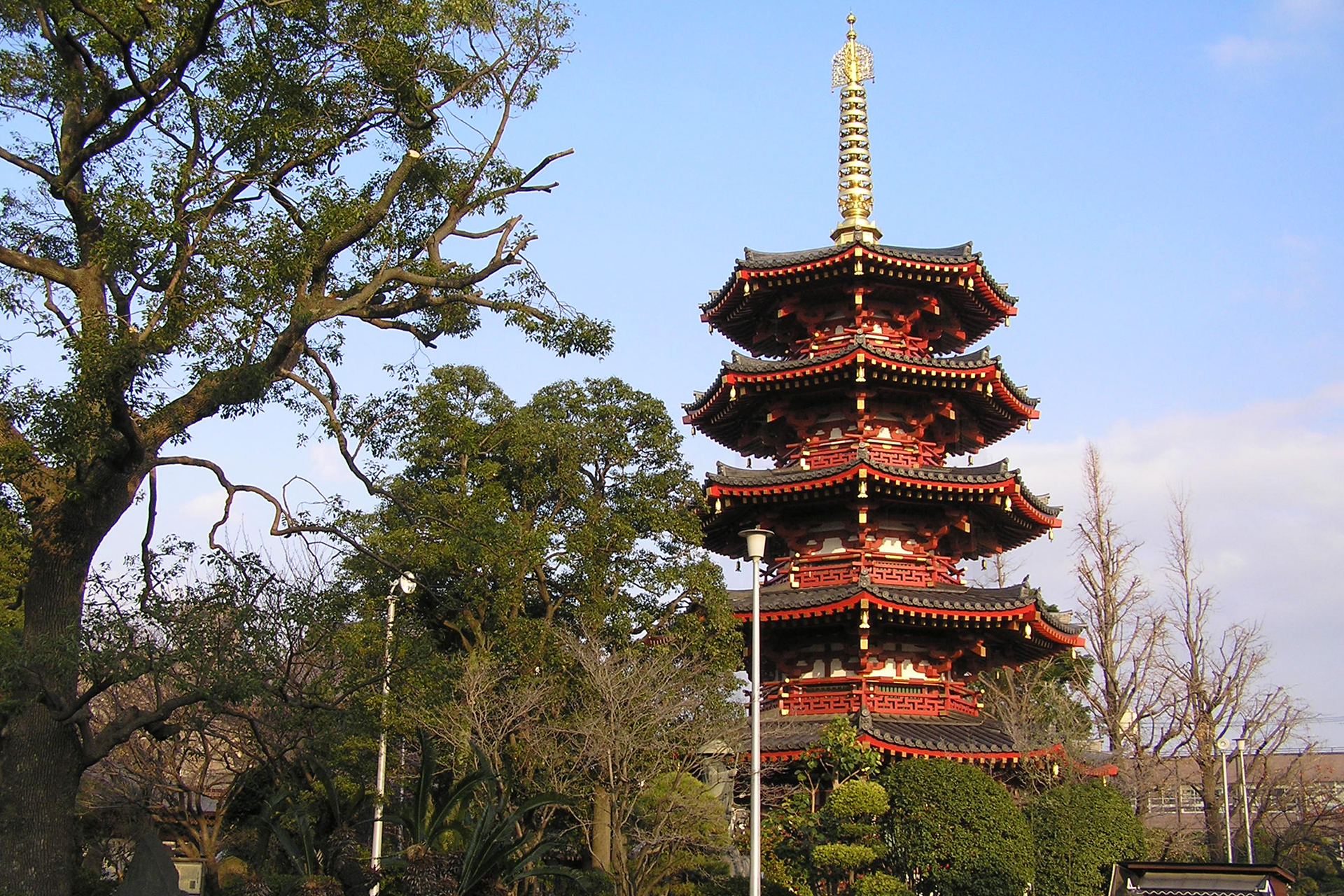 川崎大師 五重の塔