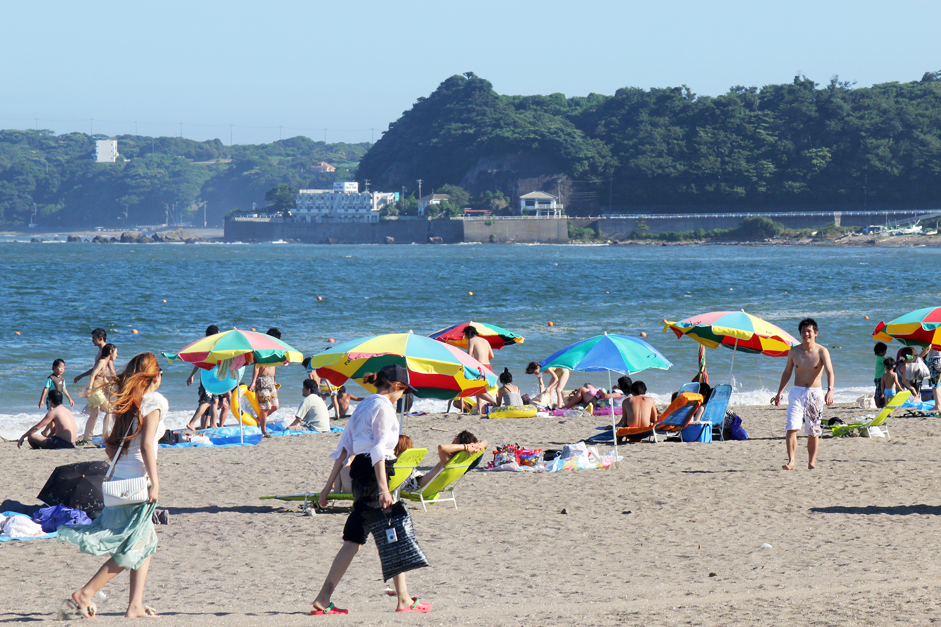 三浦海岸の海水浴場