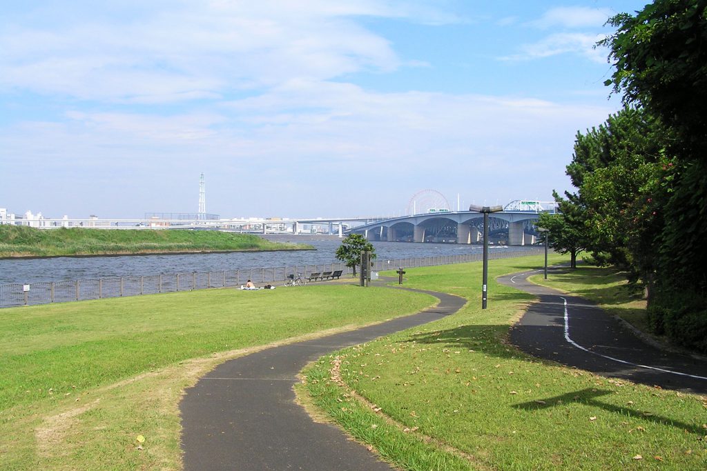 夢の島公園から荒川河口橋へ Gapaox Com